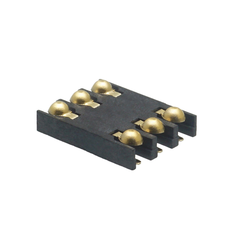 6pin card holder gold plated shrapnel