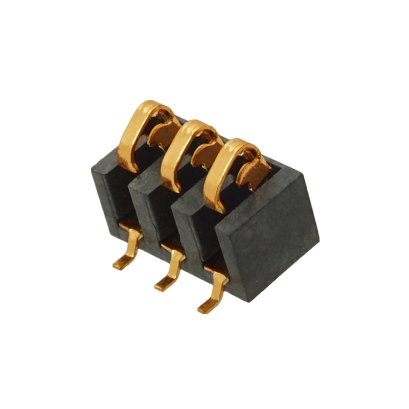 3pin gold plated shrapnel connector