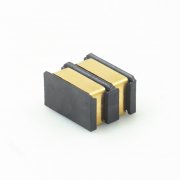 2pin gold plated contact battery holder